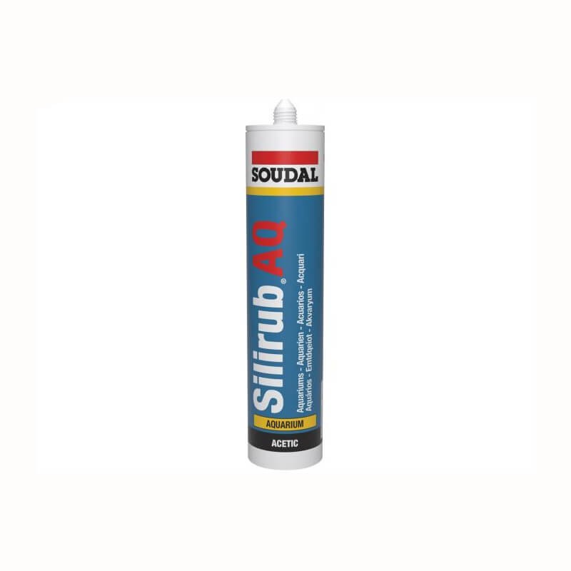 SOUDAL – Silirub AQ - silicone spécial aquarium – noir – cartouche 310ml