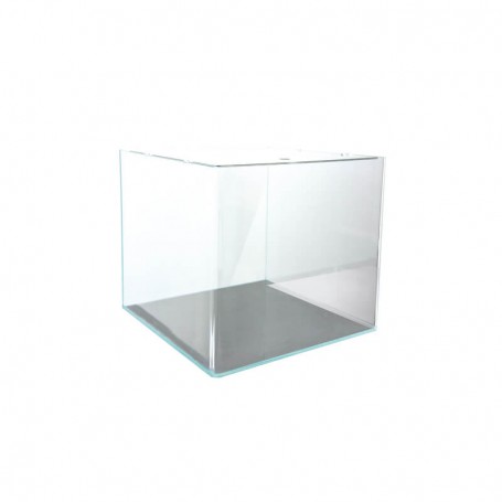 cuve DUPLA nano cube 80L - 45x45x40cm - bords arrondis - verre extra blanc