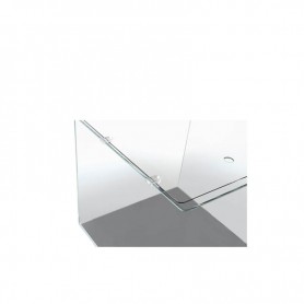 cuve DUPLA nano cube 80L - 45x45x40cm - bords arrondis - verre extra blanc