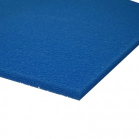 Plaque de mousse bleue – 50x50x2cm – grain fin