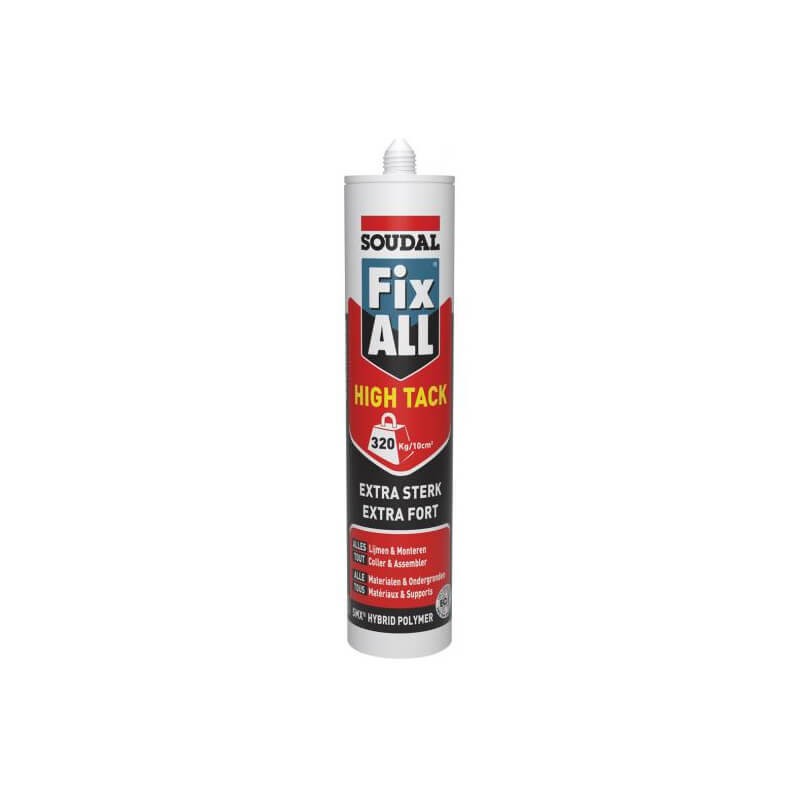 SOUDAL - fix all - high tack - gris - 290 ml
