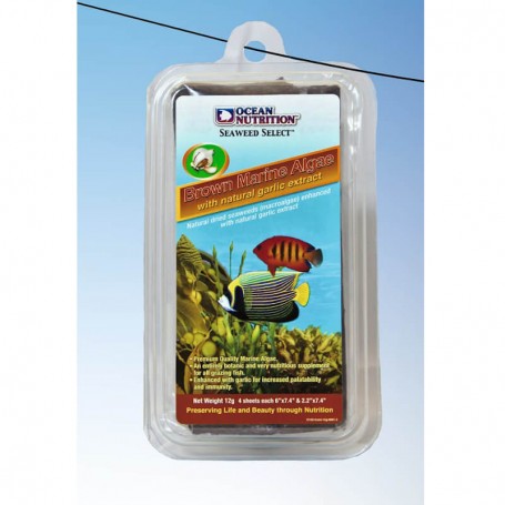 OCEAN NUTRITION - Algues séchées marrons avec extrait d'ail – 12g