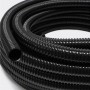 Tuyau cannelé noir renforcé diam. 25, le ml