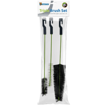 Lot de 3brosses de nettoyage