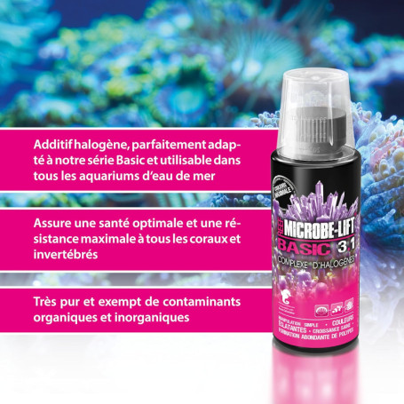 MICROBE LIFT - Basic 3.1 - Complexe d'halogènes - 118ml