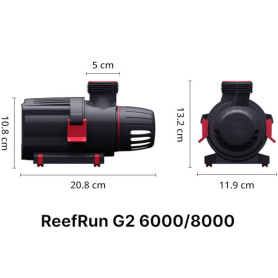 RED SEA –  REEF RUN - 6000 DC G2 Pompe