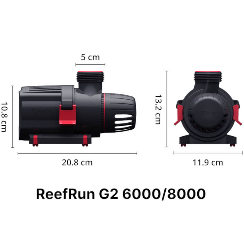 RED SEA –  REEF RUN - 8000 DC G2 Pompe
