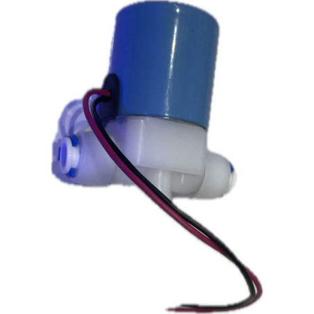 Electrovanne pour osmoseur - 24v - connexions 1/4 raccords rapides
