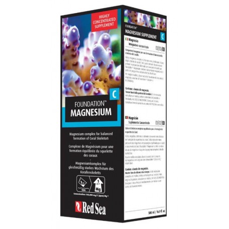 RED SEA – Reef foundation C – magnésium – 0,5L