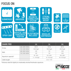 SICCE - Filtre Shark Pro 700