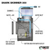 SICCE - Ecumeur Shark Skimmer 300 - 180l/h