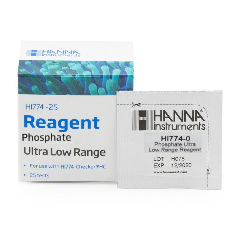 Hanna Recharge HI774-25 – Réactifs Phosphate ULR pour HI774 (25 tests)