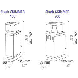 SICCE - Ecumeur Shark Skimmer 150 - 150l/h