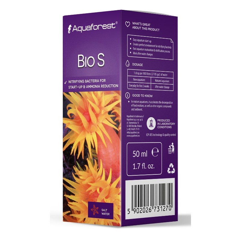 AQUAFOREST – Bactéries – bio S – 50ml