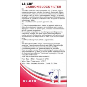 GLAMORCA – cartouche de charbon actif bloc – LS-CBF