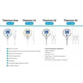 TDS mètre digital en ligne – 2 sonde + raccords de connexions