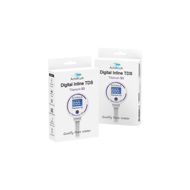 TDS mètre digital en ligne – 3 sonde + raccords de connexions