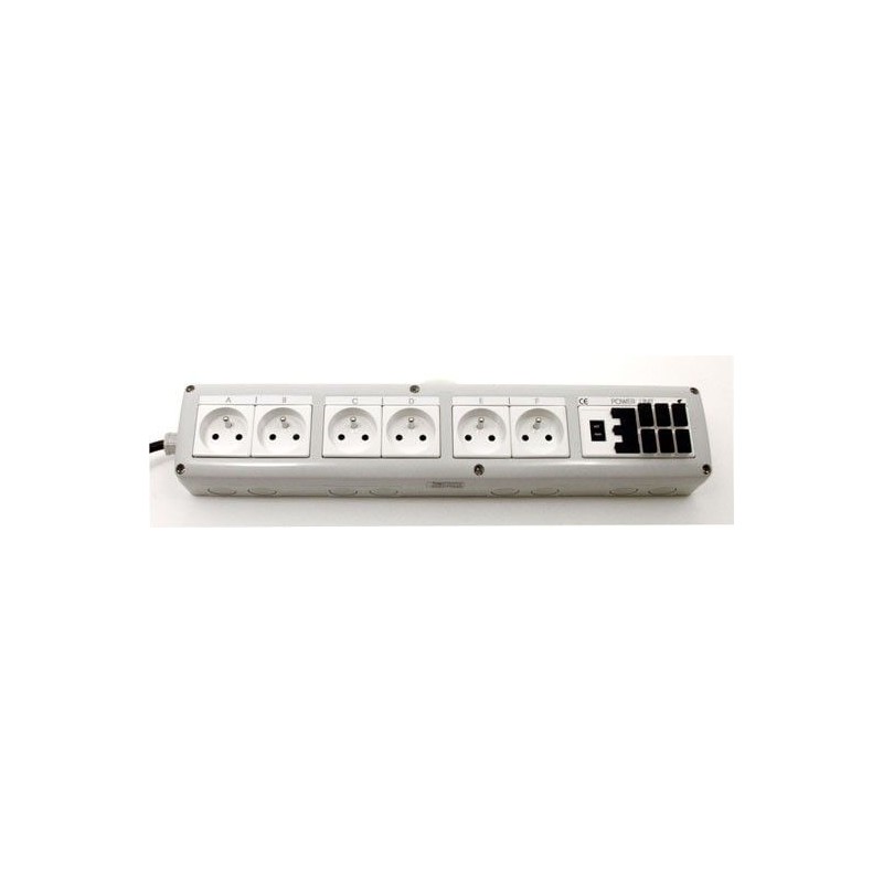 AQUATRONICA – réglette multiprise x6 – ACQ012
