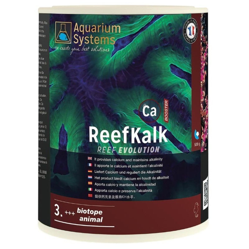 Reef kalk (hydroxyde de calcium) – 500g – AQUARIUM SYSTEMS