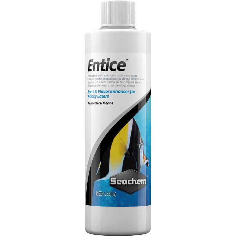 SEACHEM – Entice – 250ml - (Booster de goût pour poissons difficiles)