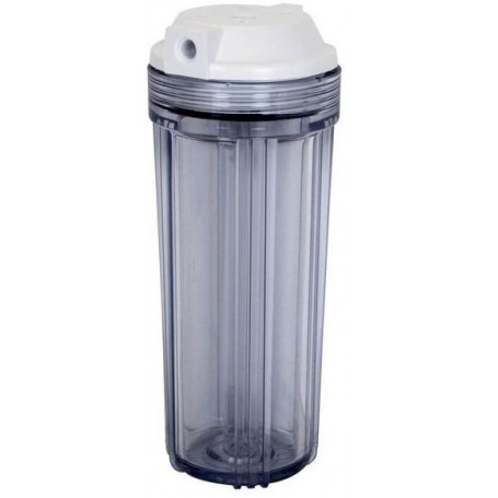 Porte filtre 25 cm (10 pouces), corps transparent, fileté 1/4