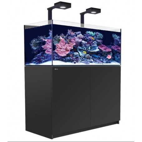 RED SEA - Reefer deluxe 425 XL - 2 reefled 160 - meuble noir