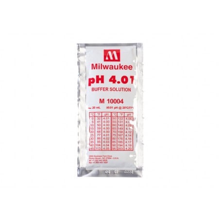 Solution de calibrage pH 4,01 - 20ml - MILWAUKEE