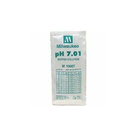 Solution de calibrage pH 7,01 - 20ml - MILWAUKEE