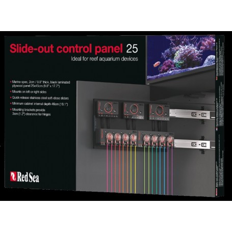 Panneau de contrôle coulissant - RED SEA control panel 25